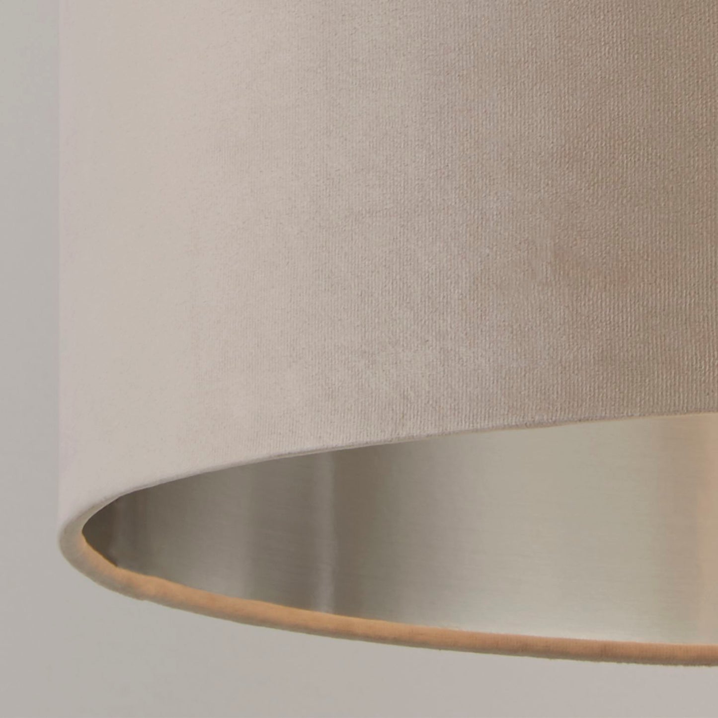 Taupe Velvet Light Shade (35cm)