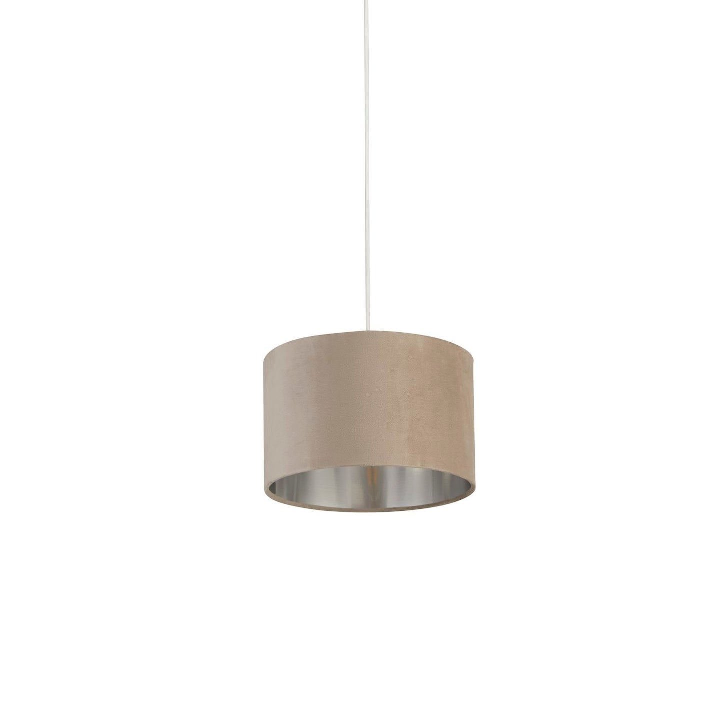 Taupe Velvet Light Shade (27cm)