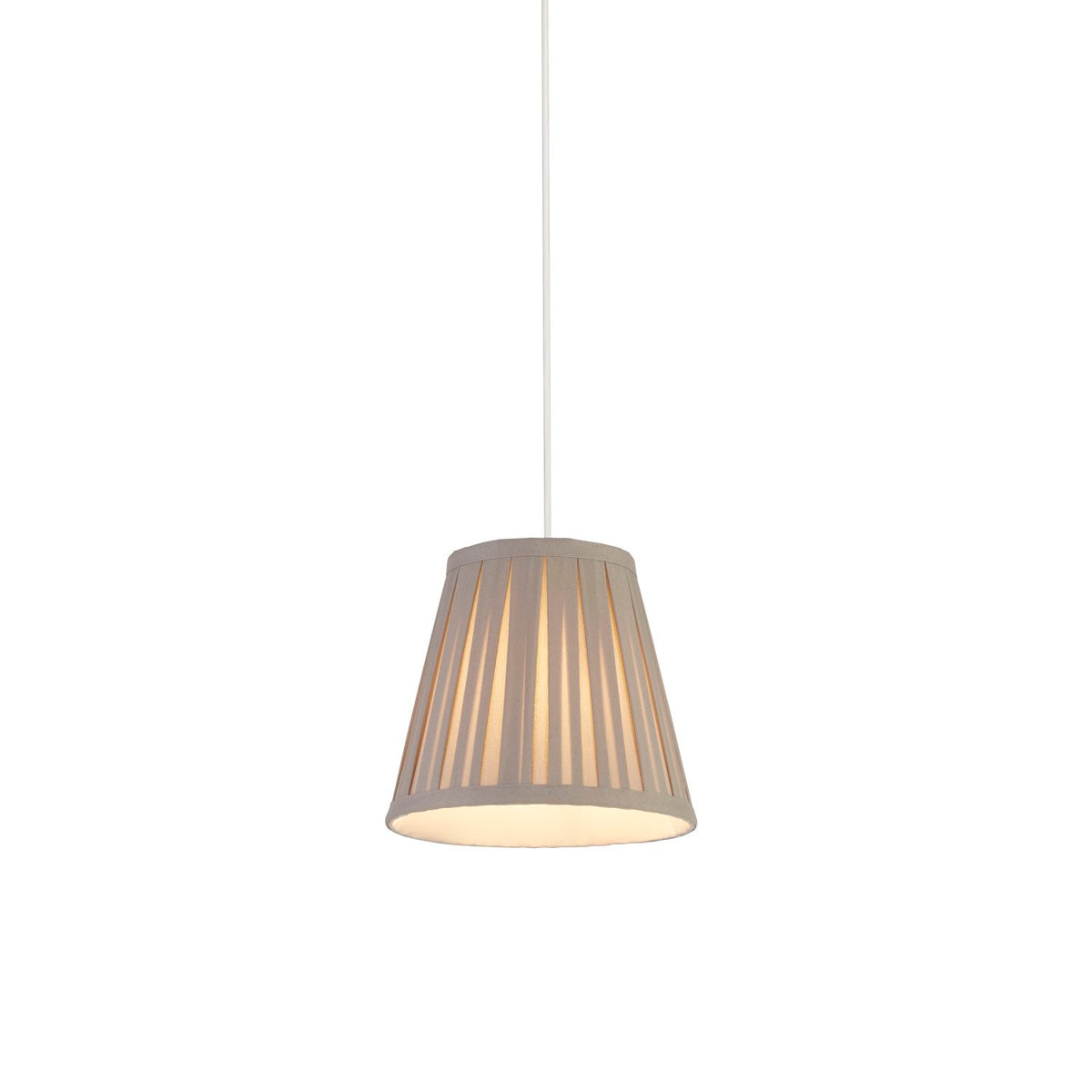 Pleated Faux Silk Light Shade
