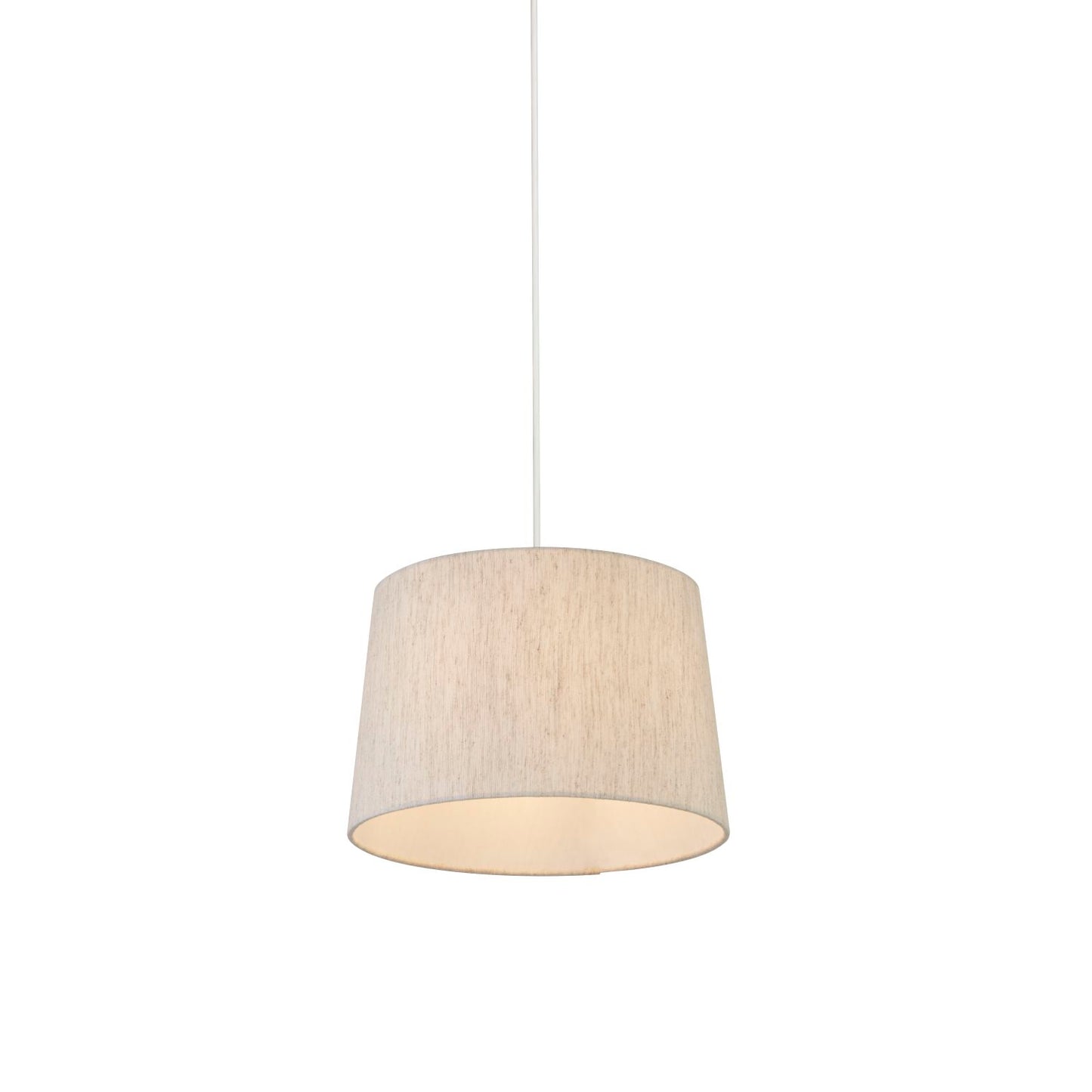 Taupe Tapered Linen Light Shade (30cm)