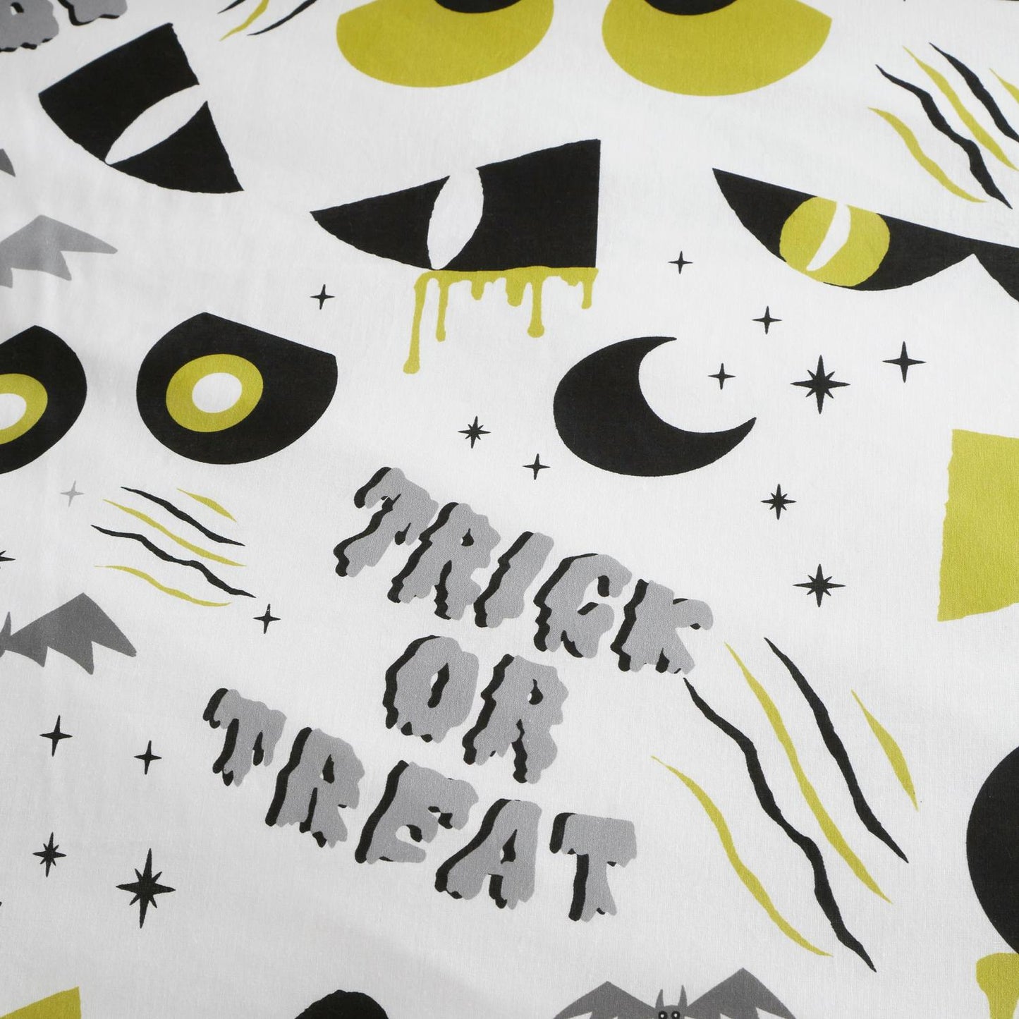 Halloween Trick or Treat Glow in the Dark Duvet Cover Set