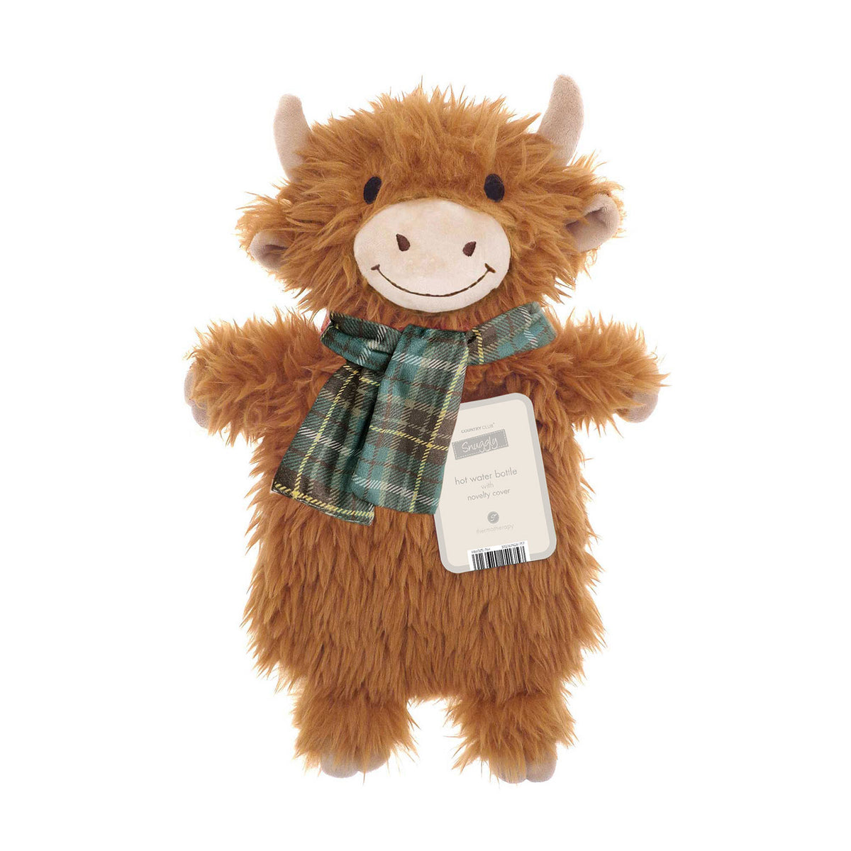 Highland Cow Hot Water Bottle with Novelty Cover