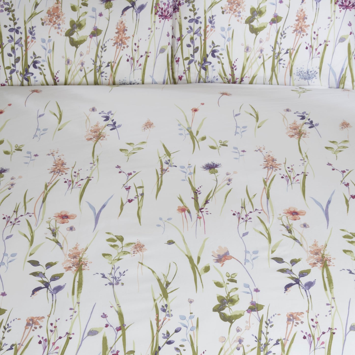 Hampshire Meadow Floral Print Reversible Duvet Set