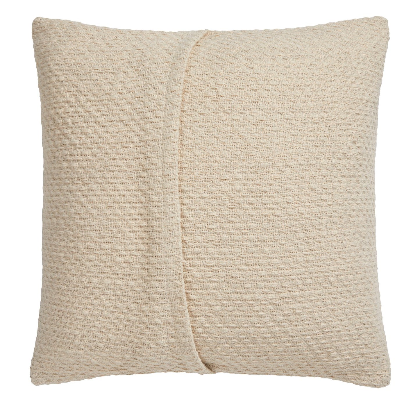 Hayden Cream Cotton Cushion (43cm x 43cm)