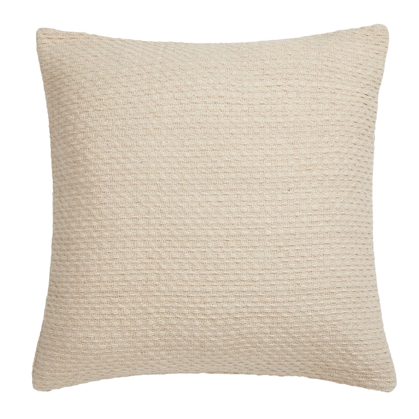 Hayden Cream Cotton Cushion (43cm x 43cm)