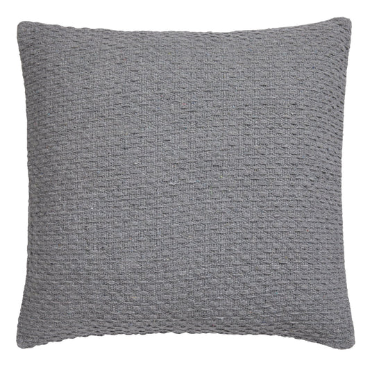 Hayden Grey Cotton Cushion (43cm x 43cm)