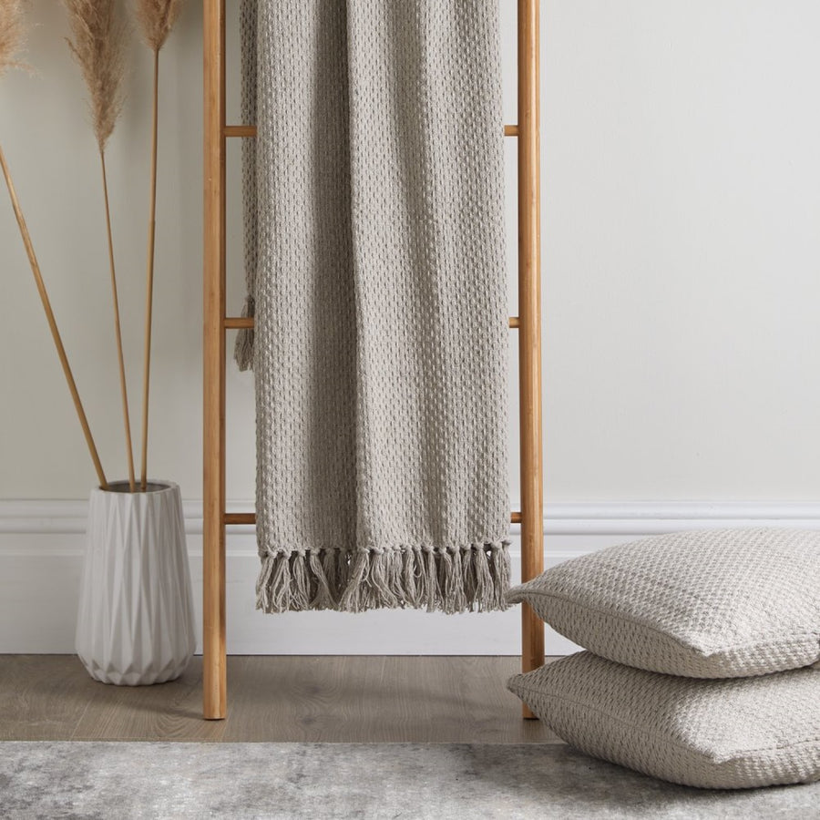 Hayden Natural Cotton Throw (130cm x 180cm)