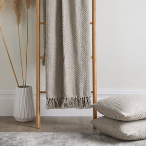 Hayden Natural Large Cotton Throw (200cm x 200cm)