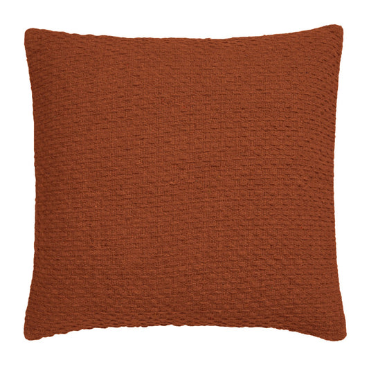Hayden Terracotta Cotton Cushion (43cm x 43cm)