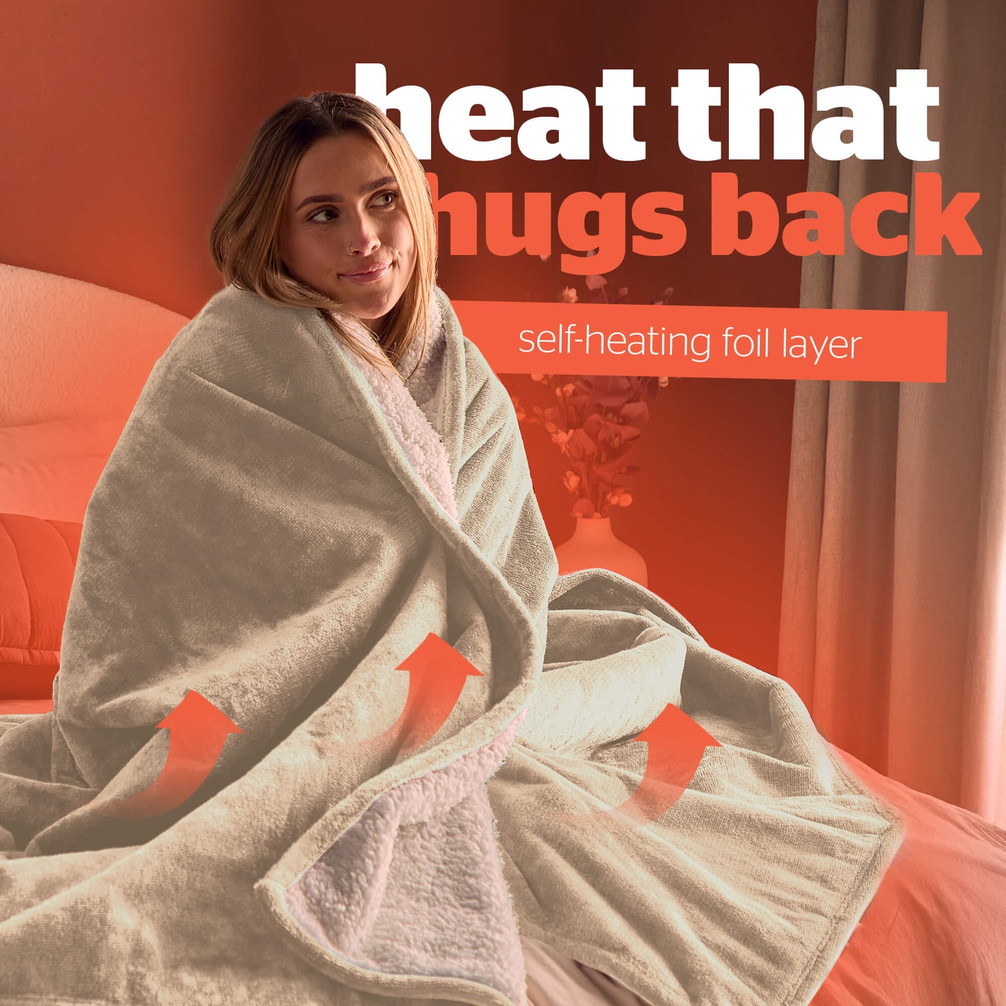 Silentnight Natural Heat Genie Self Heating Blanket