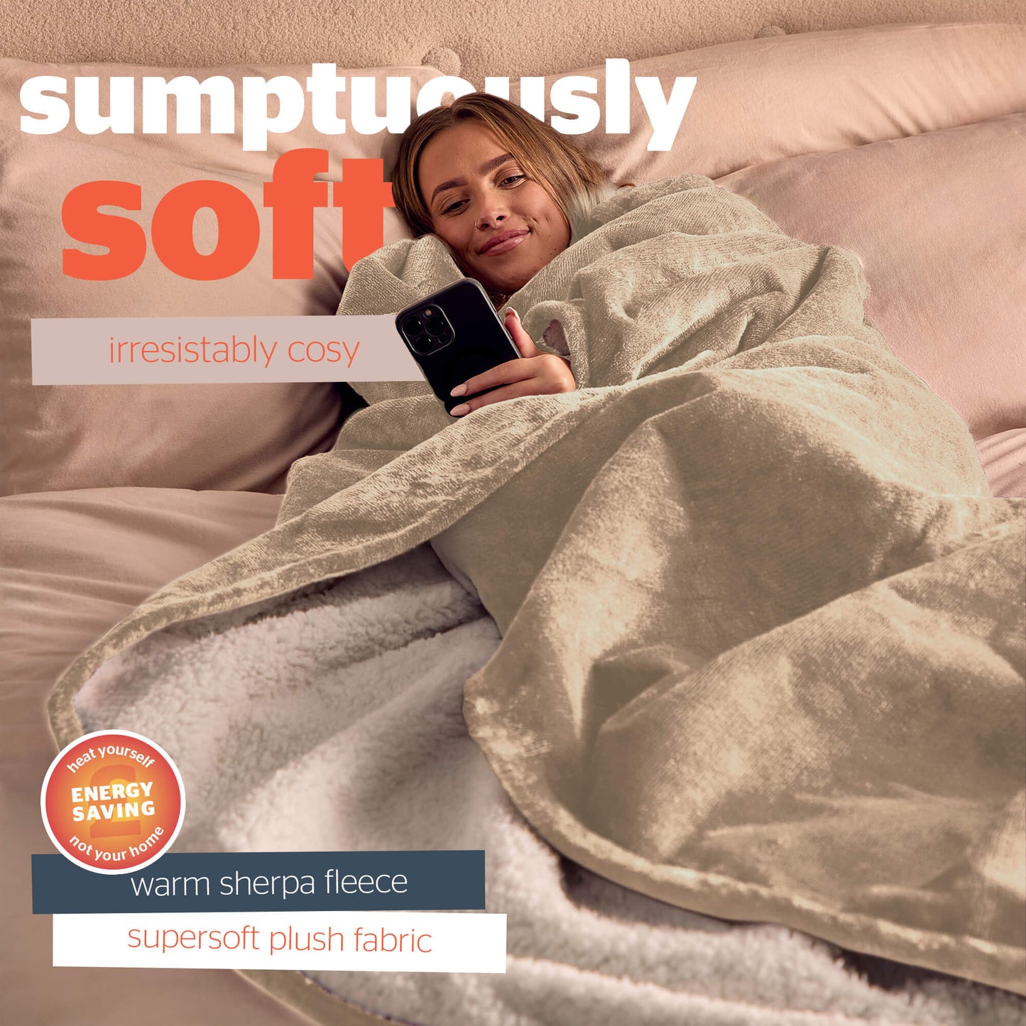 Silentnight Natural Heat Genie Self Heating Blanket