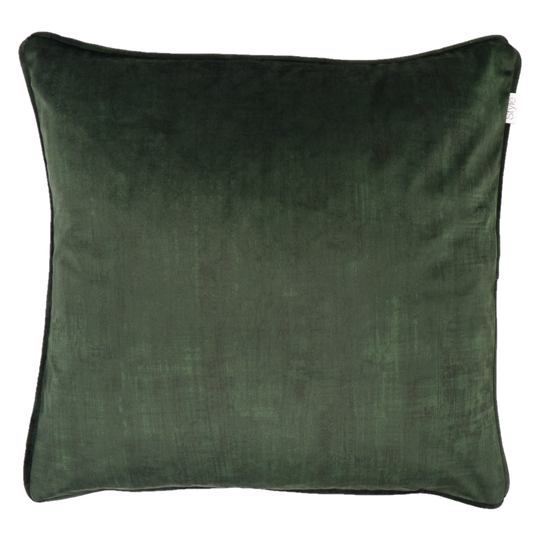 Heritage Bottle Green Velvet Cushion (50cm x 50cm)