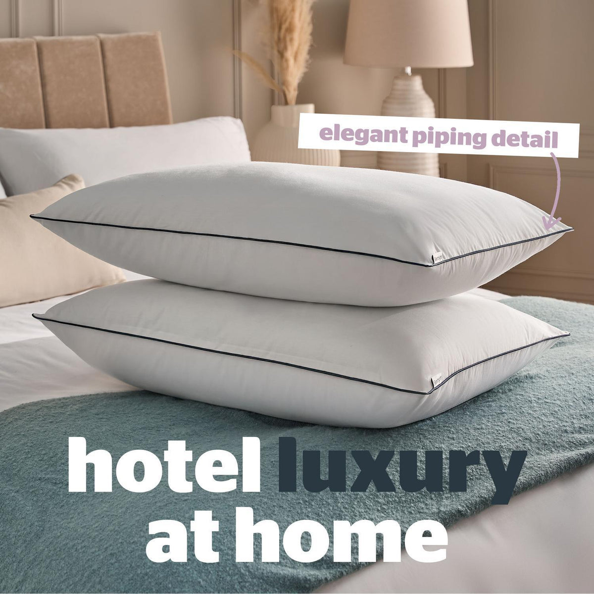 Silentnight Hotel Collection Cotton Pillow Pair