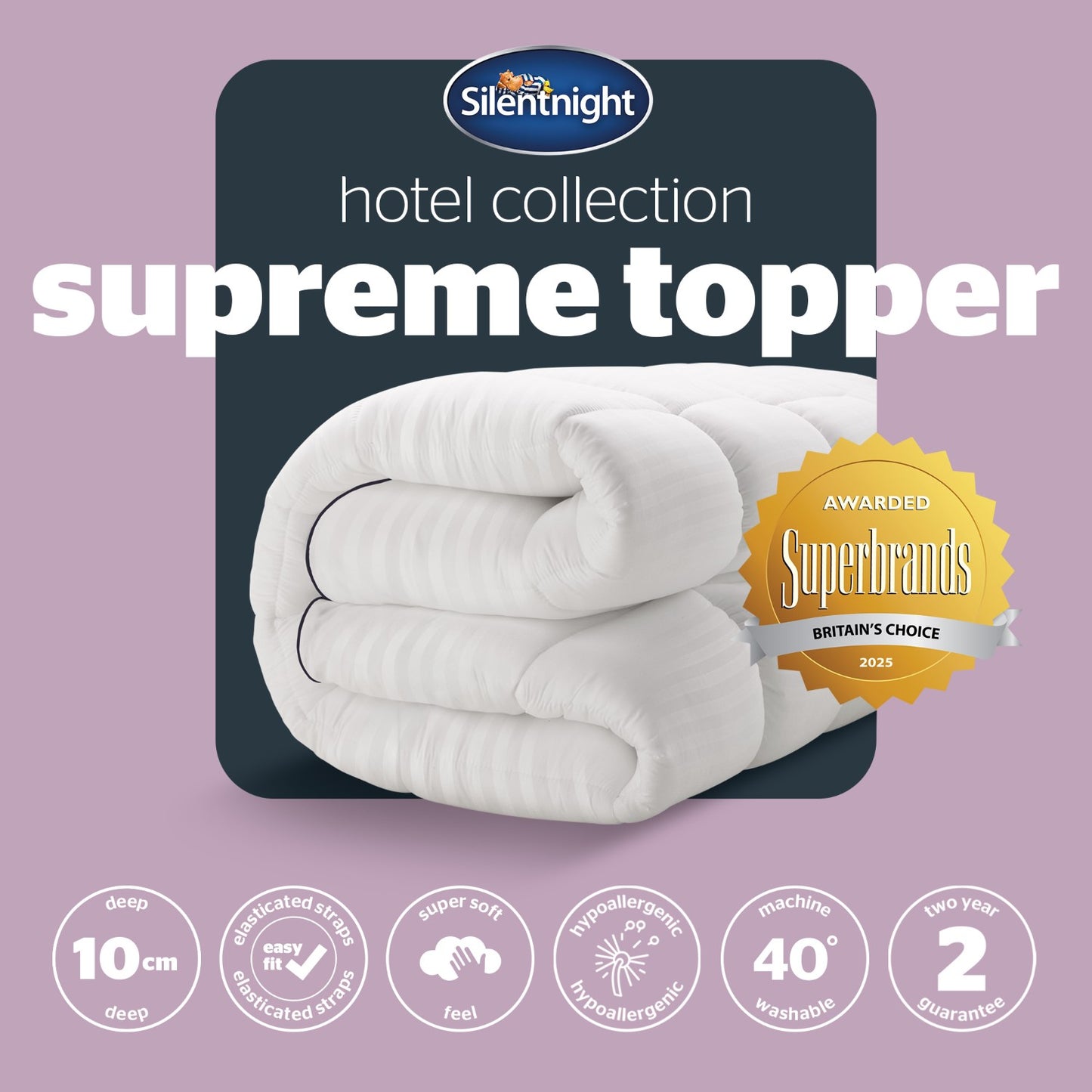 Silentnight Hotel Collection Supreme 10cm Mattress Topper
