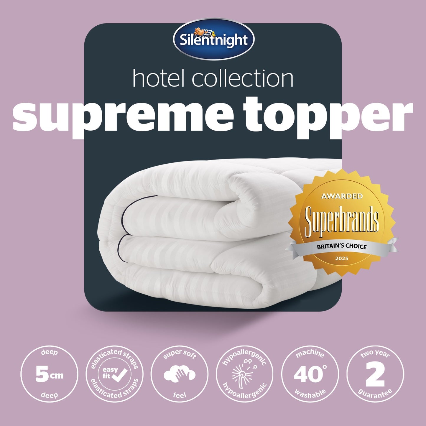 Silentnight Hotel Collection Deep Sleep Ultimate 5cm Mattress Topper