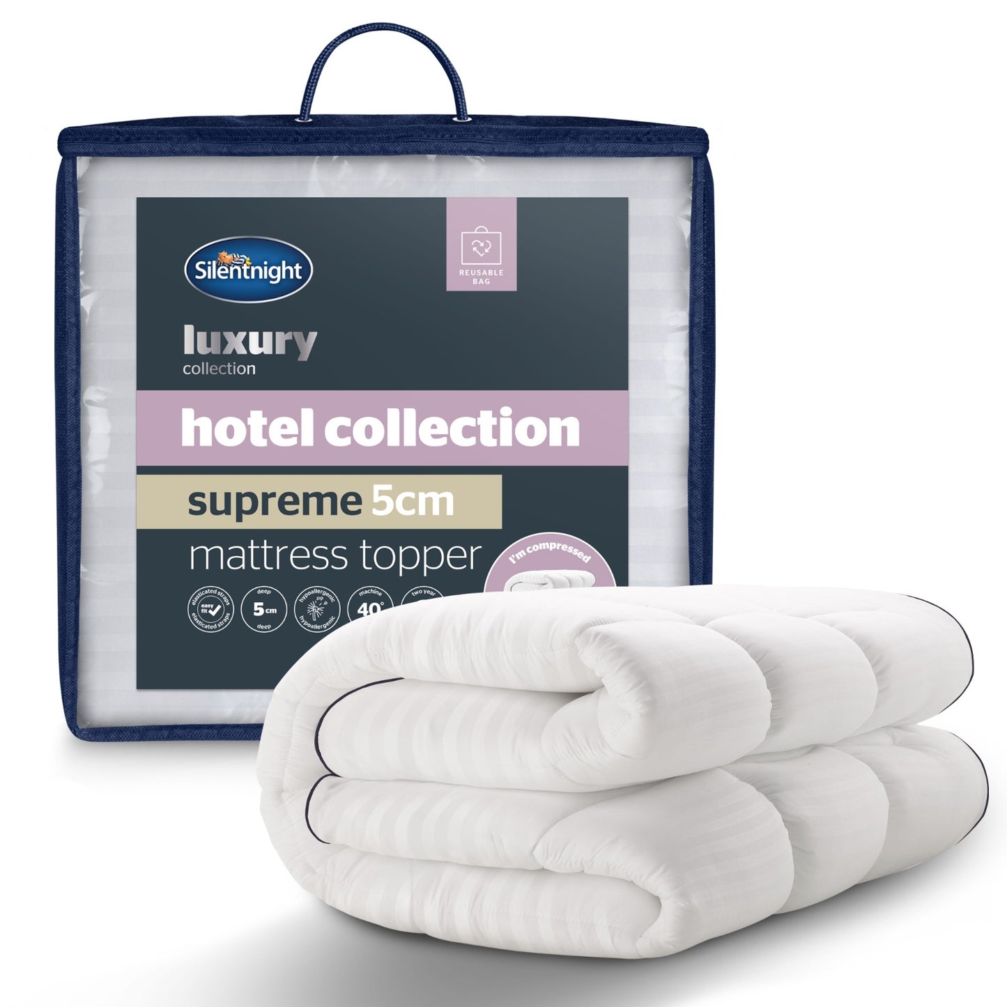 Silentnight Hotel Collection Deep Sleep Ultimate 5cm Mattress Topper