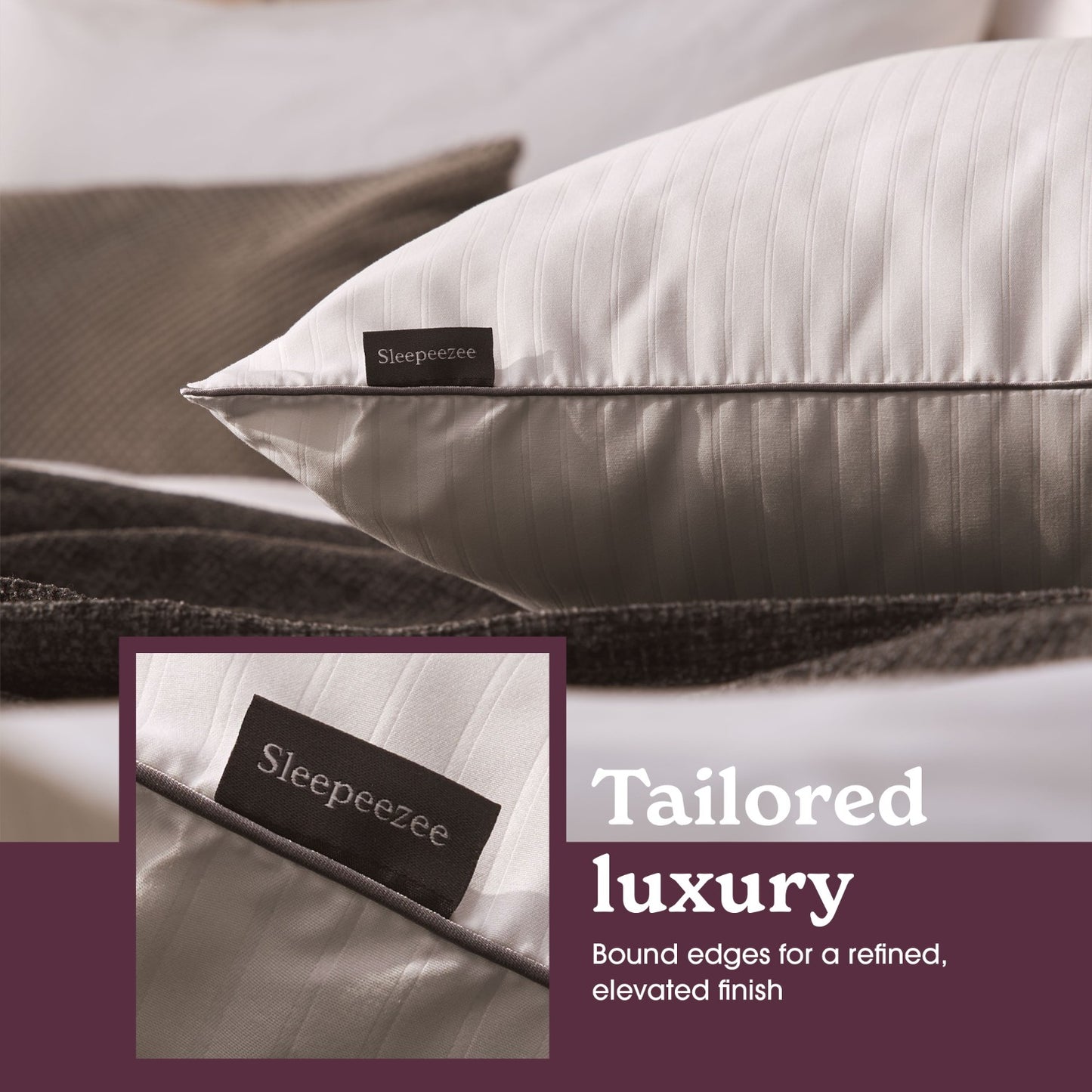 Sleepeezee Hotel Luxe Pillow Pair