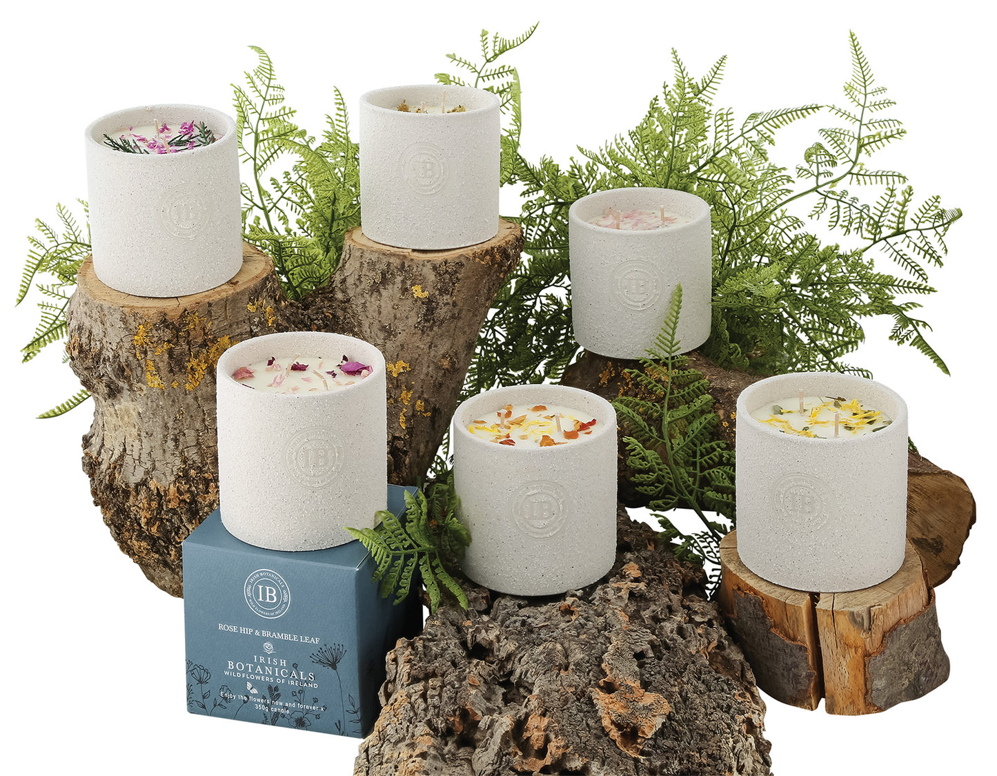 Irish Botanicals Wild Rose & Stinging Nettle Candle