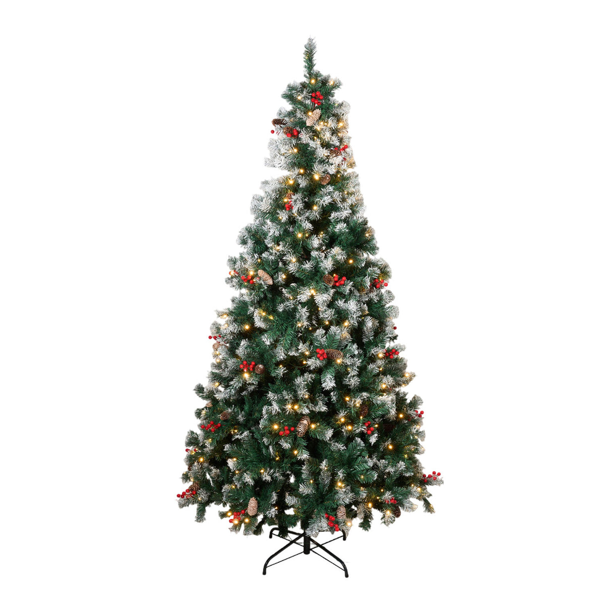 Pre-Lit LED Artificial Christmas Tree 5.9ft