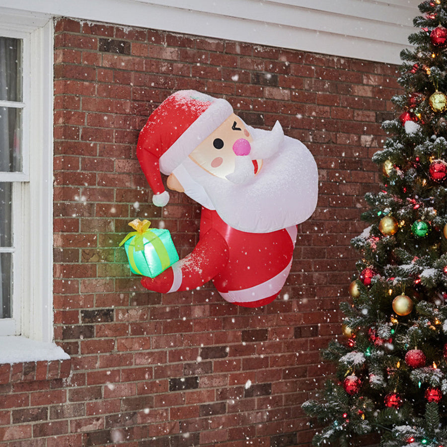 Inflatable LED Santa Christmas Decoration 3.3ft