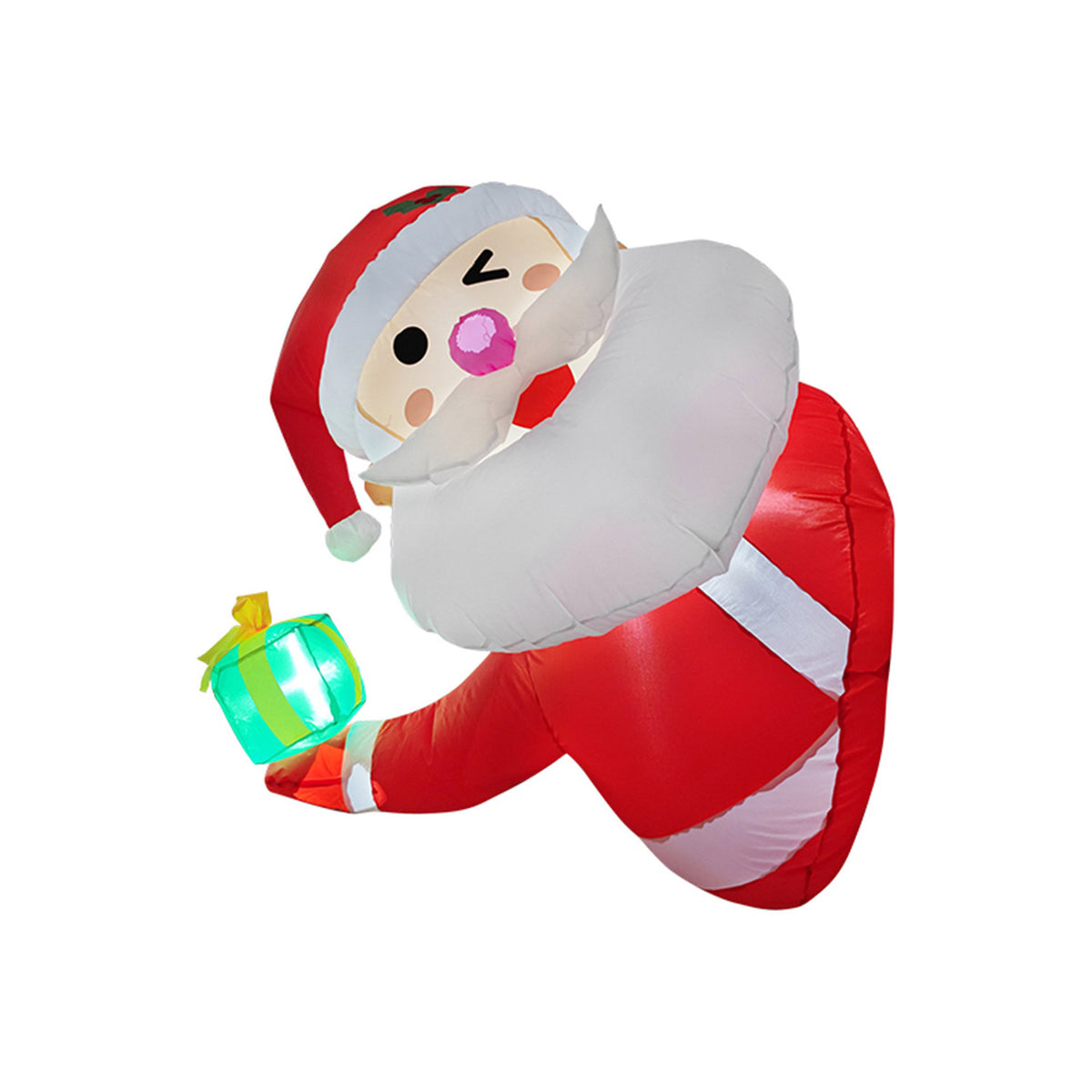 Inflatable LED Santa Christmas Decoration 3.3ft