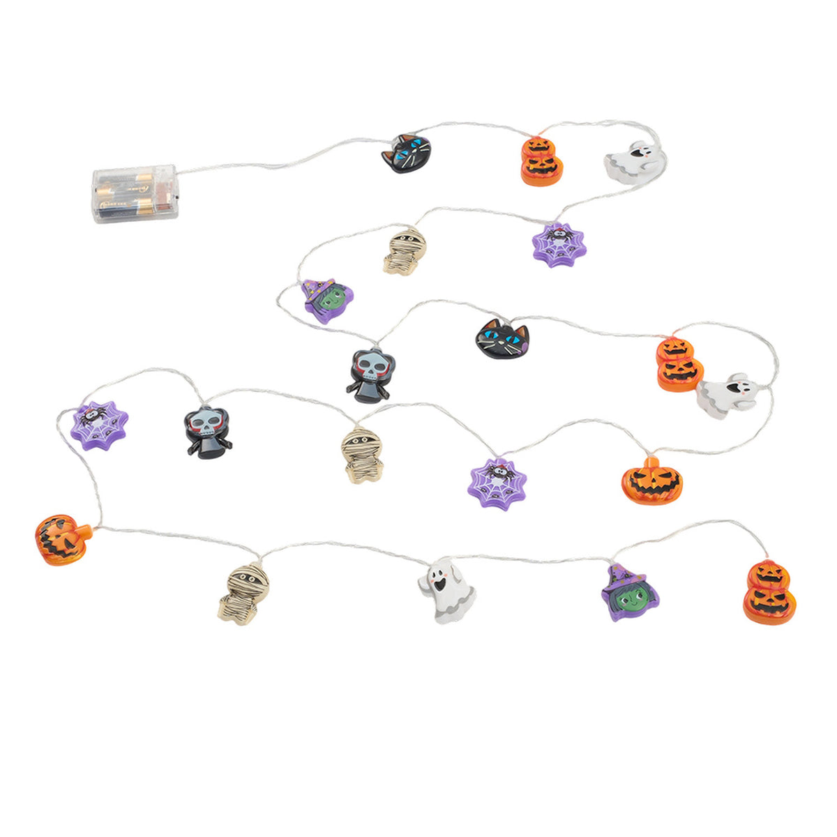 Spooky Icons Halloween String Lights 20 LED 3m