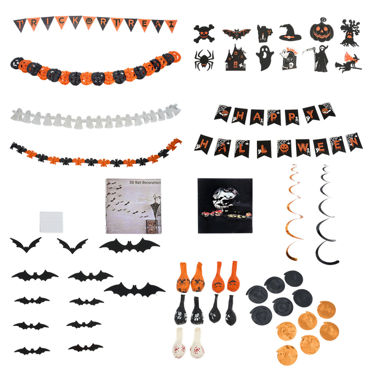 Spooky Halloween Party Decoration Set