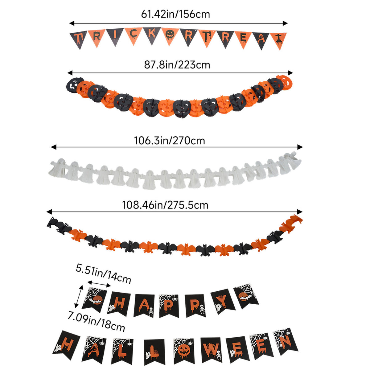 Spooky Halloween Party Decoration Set