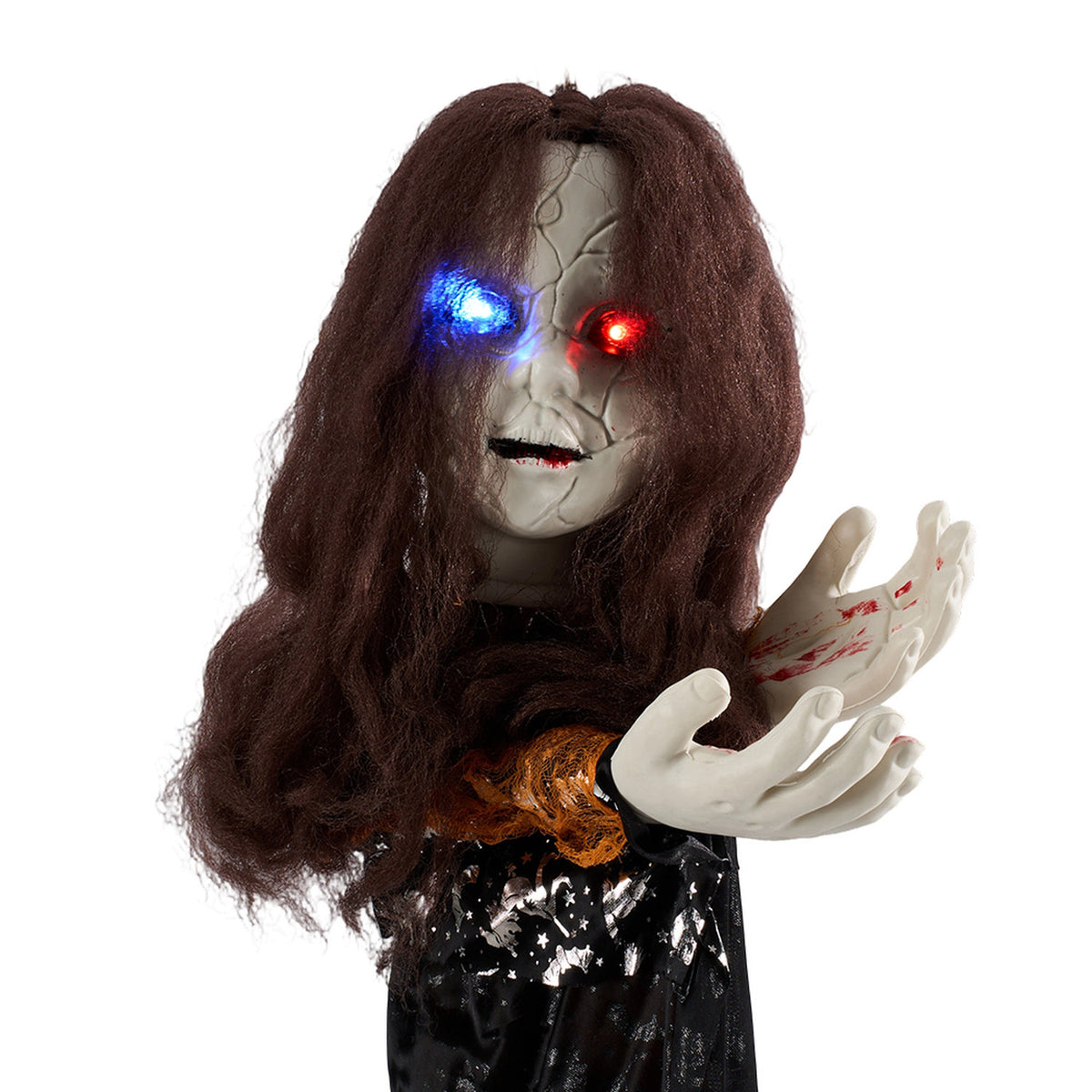 Spooky Halloween Hanging LED Ghost 148cm