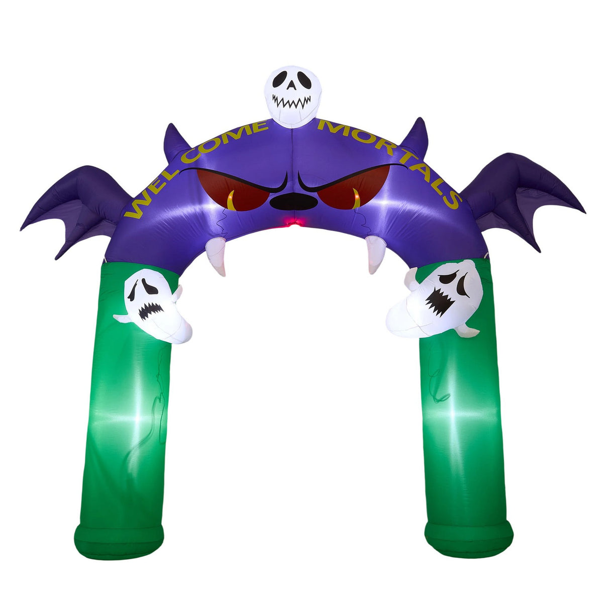 Inflatable Halloween LED Devils Archway 8.2ft