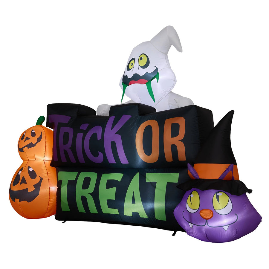 Inflatable Halloween LED Trick or Treat Halloween Decor 8ft