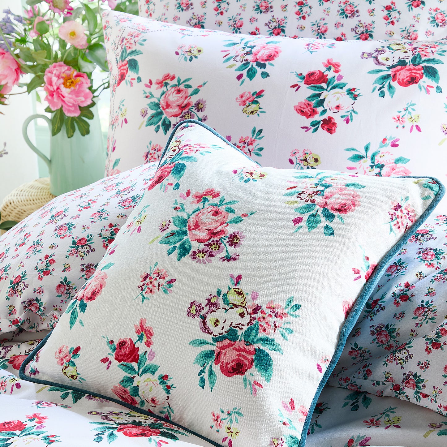 Cath Kidston Icon Floral 180TC Cotton Duvet Set
