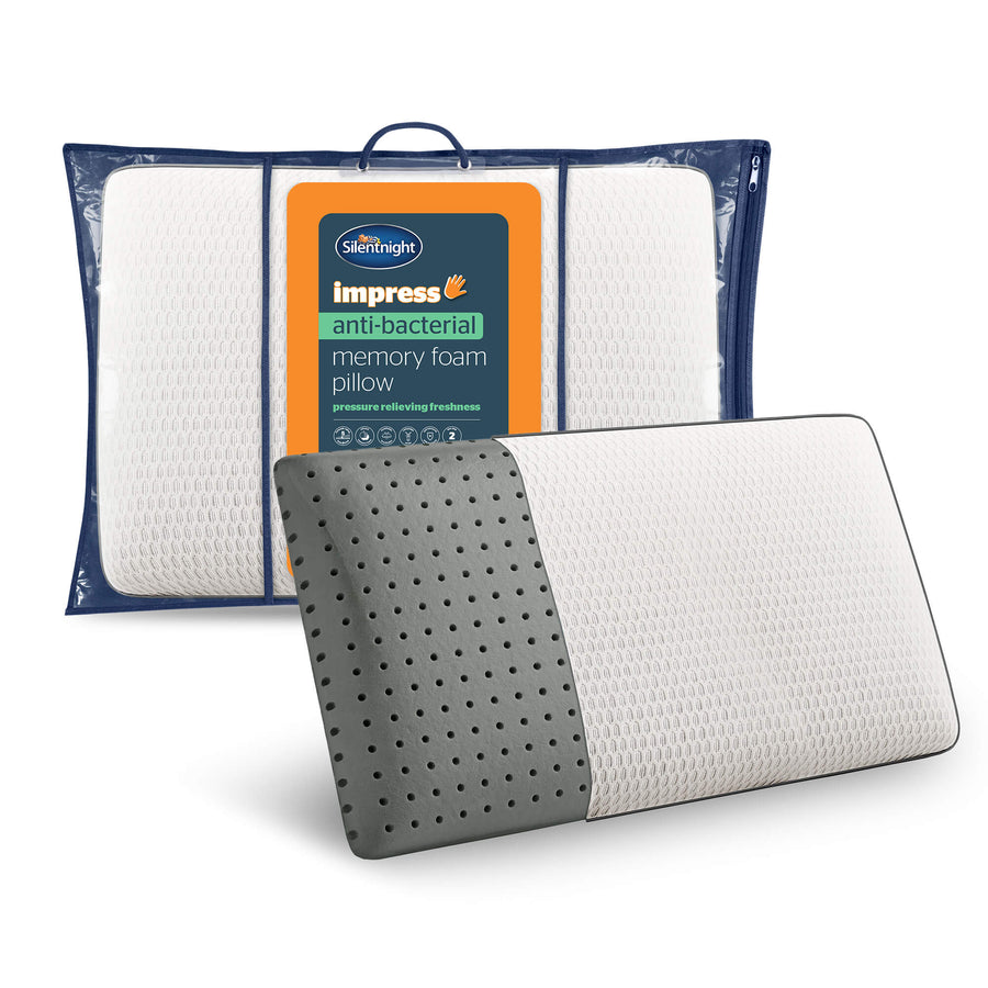 Silentnight Impress Memory Foam Carbon Anti Allergy Pillow