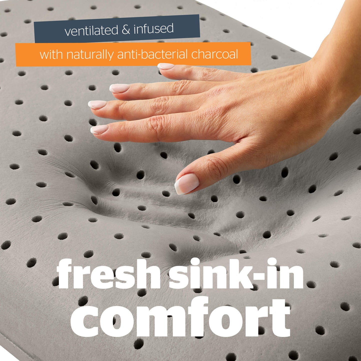 Silentnight Impress Memory Foam Carbon Anti Allergy Pillow