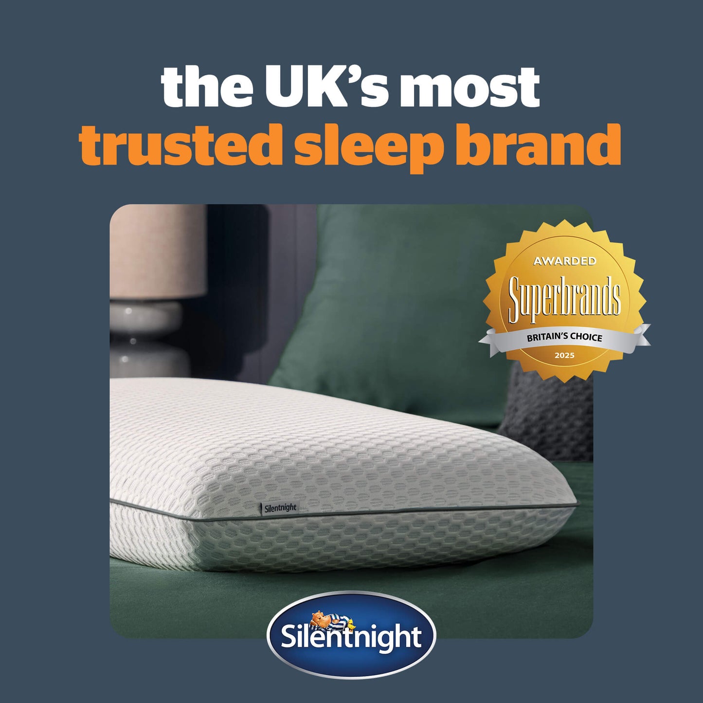 Silentnight Impress Memory Foam Carbon Anti Allergy Pillow