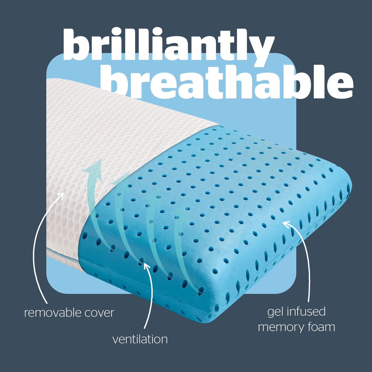 Silentnight Impress Cooling Memory Foam Pillow