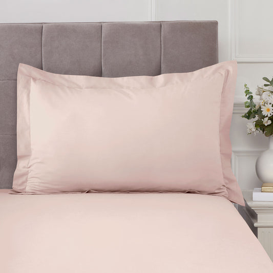 100% Cotton 180TC Blush Pink Oxford Pillowcase Pair