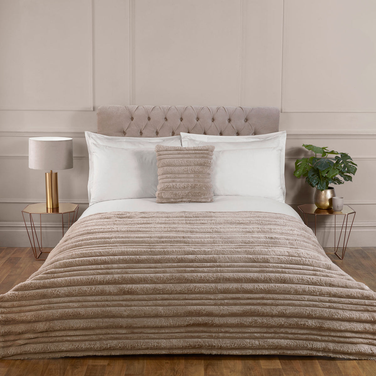 Alaska Mink Faux Fur Throw