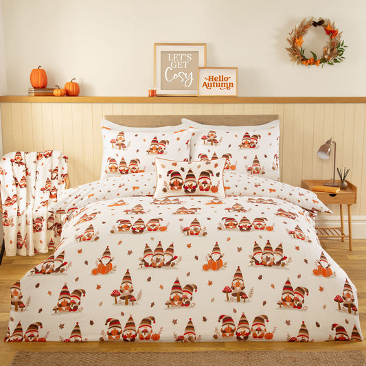Autumn Gonks Reversible Super Soft Duvet Set