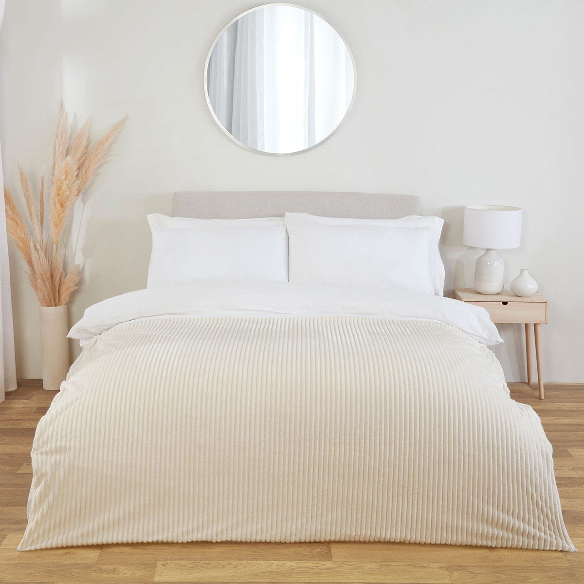 Brooklyn Chunky Ribbed Fleece Throw