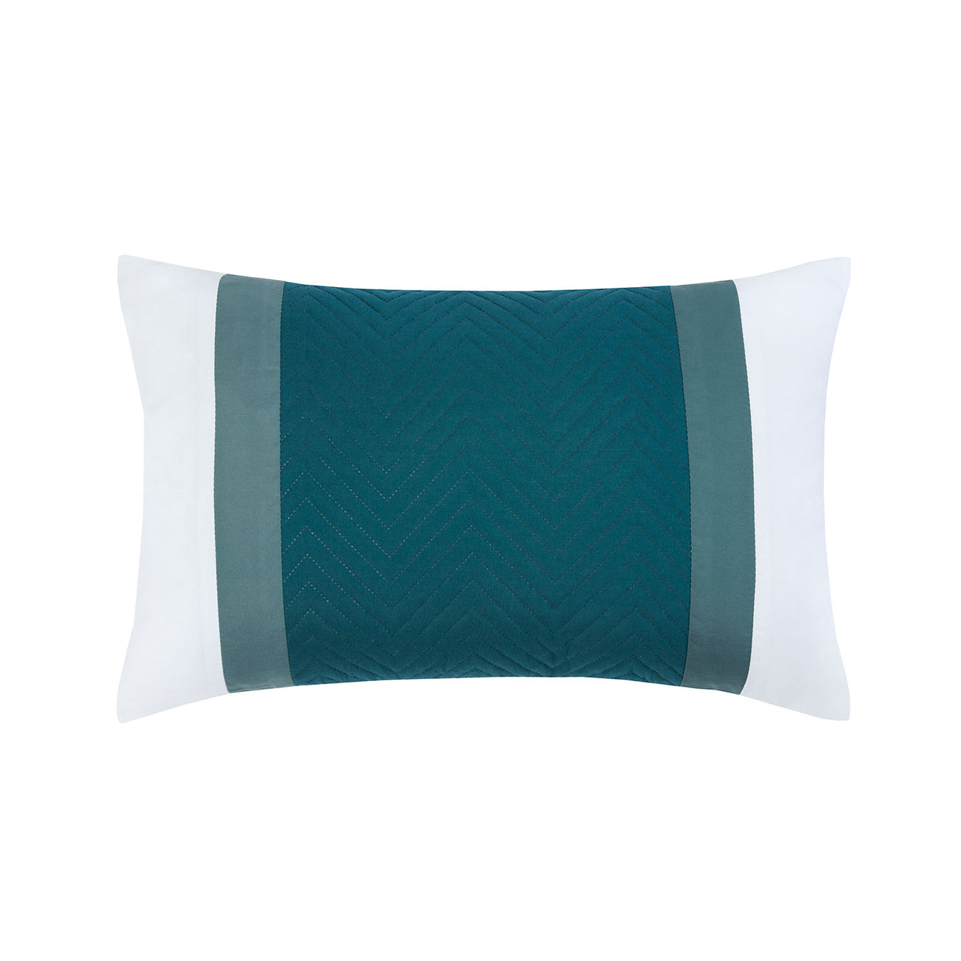 Eton Emerald Green Pinsonic Velvet Boudoir Cushion (30cm x 50cm