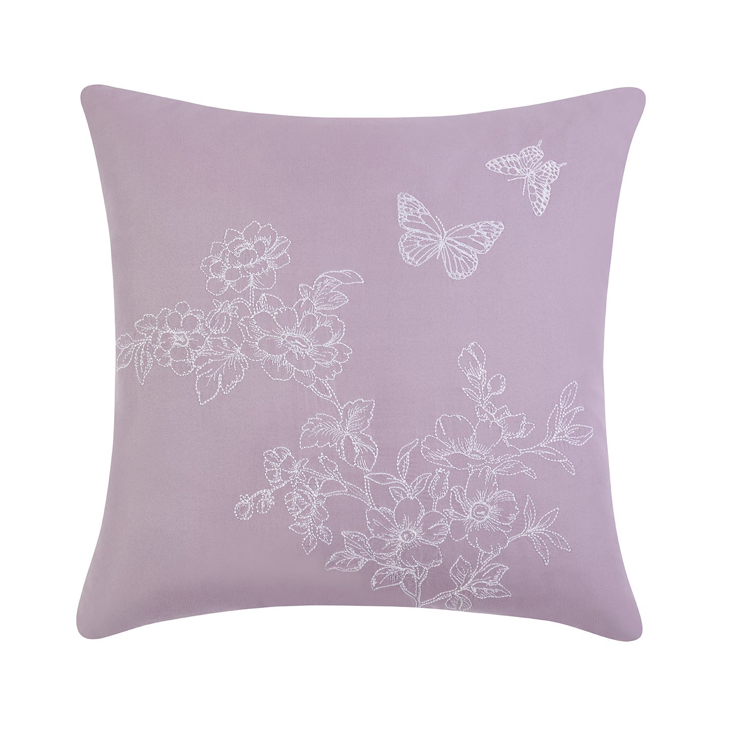 Felicity Lilac Square Cushion (43cm x 43cm)