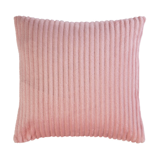 Harper Blush Pink Fleece Cushion (43cm x 43cm)