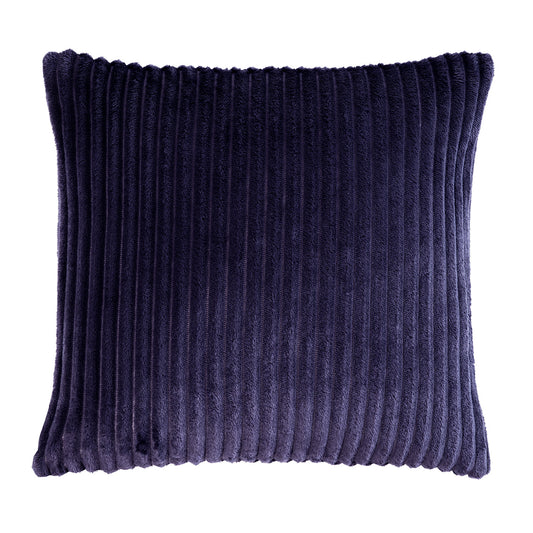 Harper Navy Blue Fleece Cushion (43cm x 43cm)