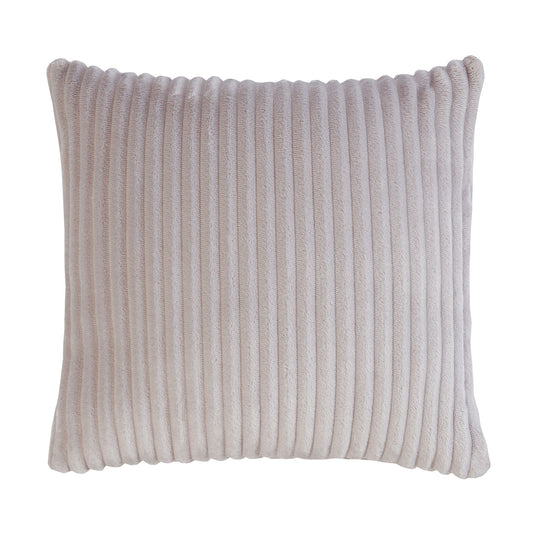 Harper Silver Fleece Cushion (43cm x 43cm)