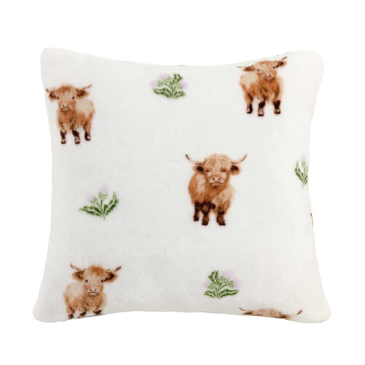 Hattie Highland Cow Bedding, Cushion & Throw Bundle In A Bag