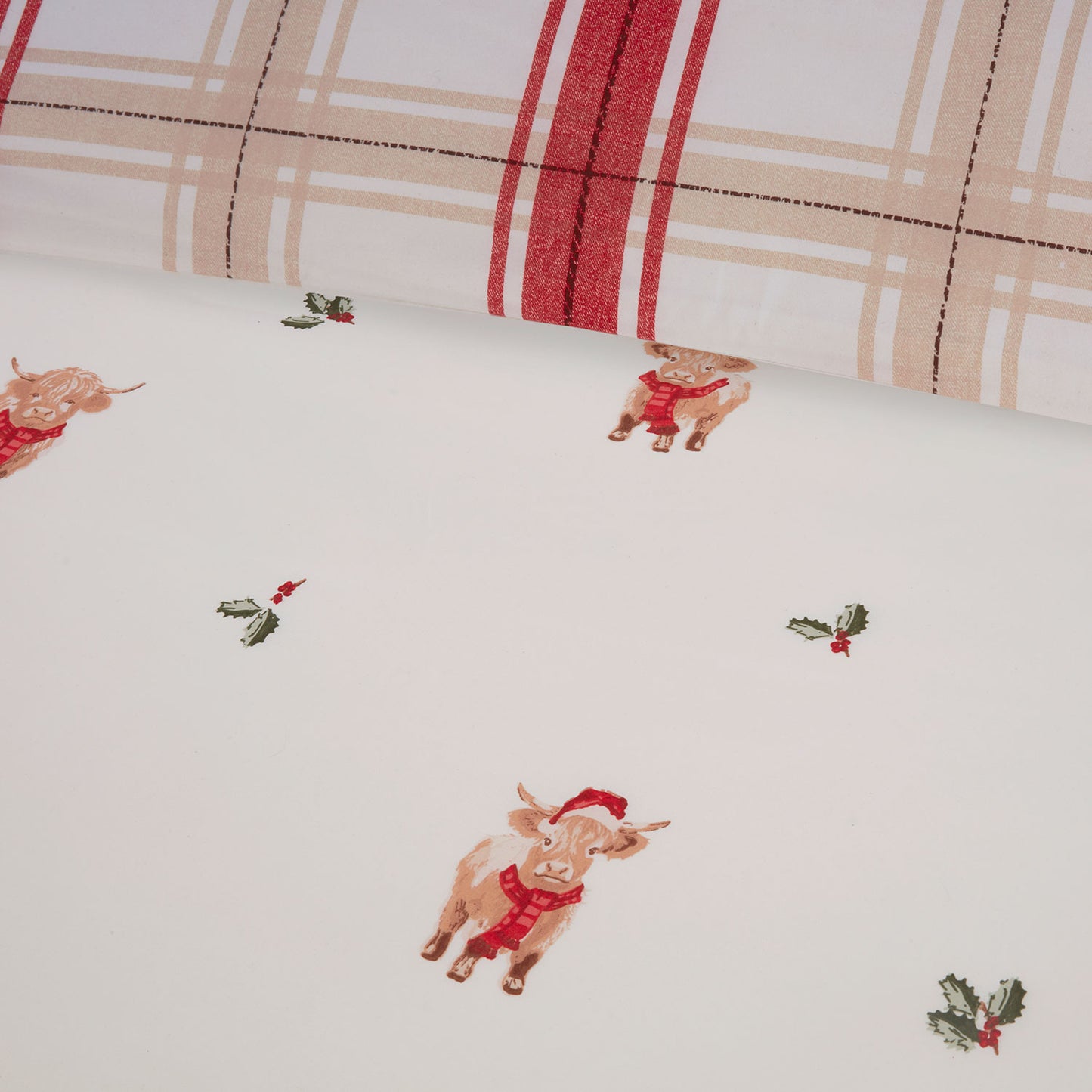 Henry Highland Cow Christmas Duvet Set