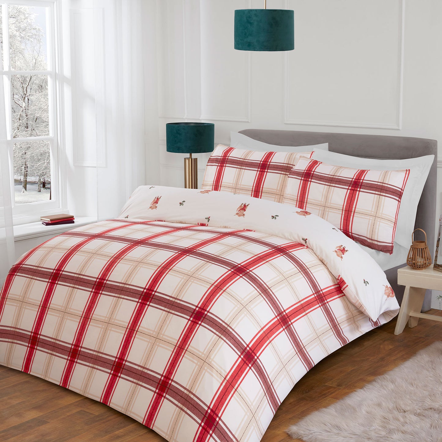 Henry Highland Cow Christmas Duvet Set