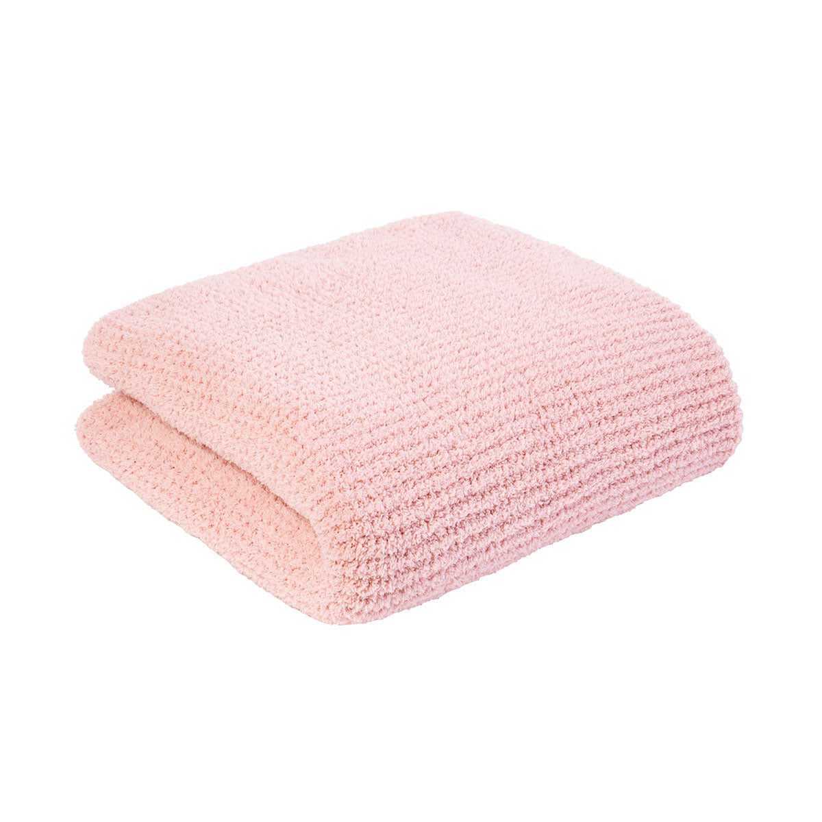 Kara Blush Knitted Throw (130cm x 180cm)