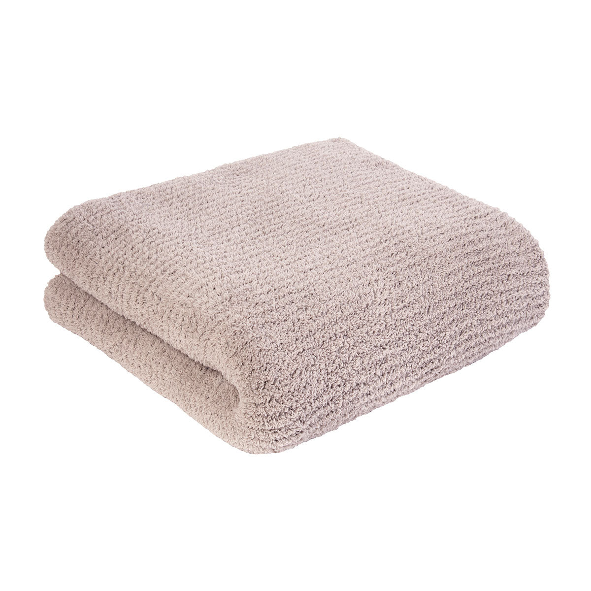 Kara Taupe Knitted Throw (130cm x 180cm)